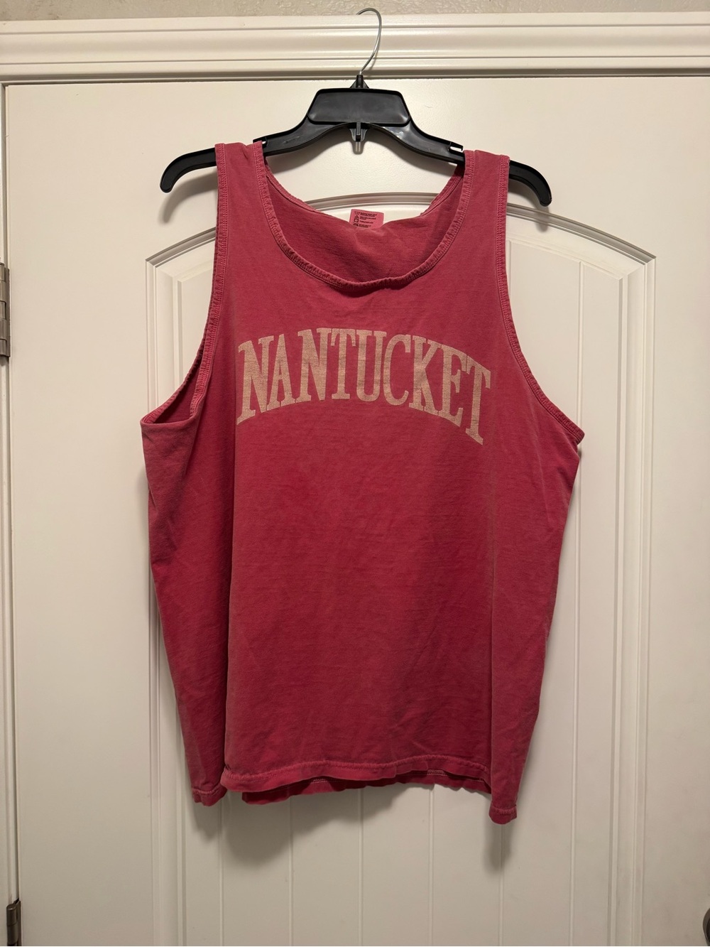 Vintage Comfort Colors Nantucket Graphic Tank Top - Size L unisex